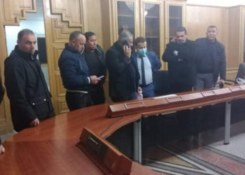 Sit-in du syndicat des forces de sécurité intérieure au siège du gouvernement