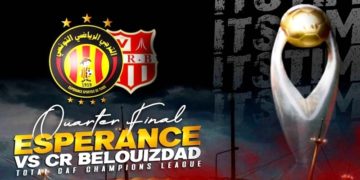 Les arbitres du match &lsquo;C. R. Belouizdad (Alg) – Espérance (Tn)