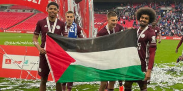 Le drapeau palestinien présent à la victoire de Leicester en coupe d’Angleterre