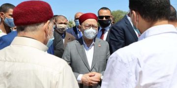 Rached Ghannouchi à Kasserine