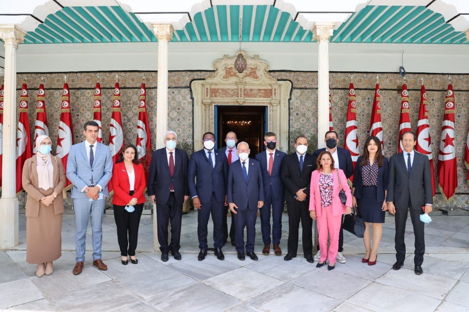 Rached Ghannouchi reçoit des parlementaires français