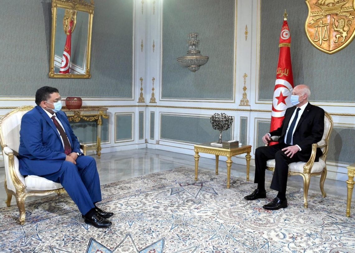 Dialogue national: Kais Saied reçoit Lotfi Zitoun