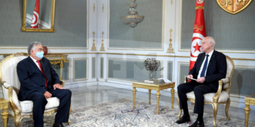 Kais Saied reçoit Ridha Chiheb Mekki
