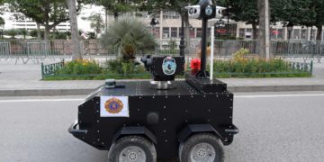 Commande du robot P-Guard par l’armée française