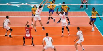 JO: Volleyball: Brésil-Tunisie (3-0)