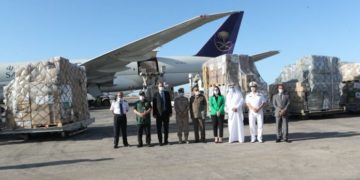 Arrivée du don saoudien