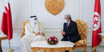 Séance de travail entre Othman Jerandi et son homologue bahreïni