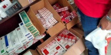 Saisie de 10 mille paquets de cigarettes et 7710 articles de fournitures scolaires