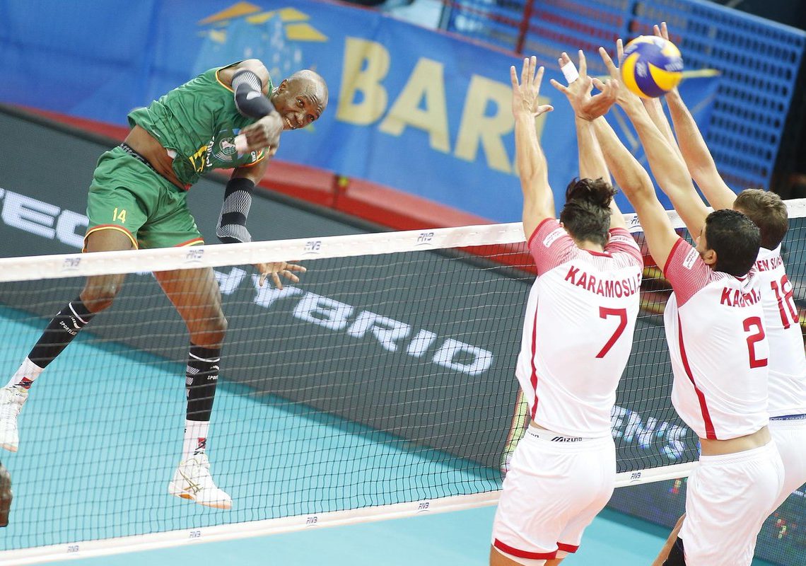 Tunisie-Cameroun en finale de la CAN de volley-ball.