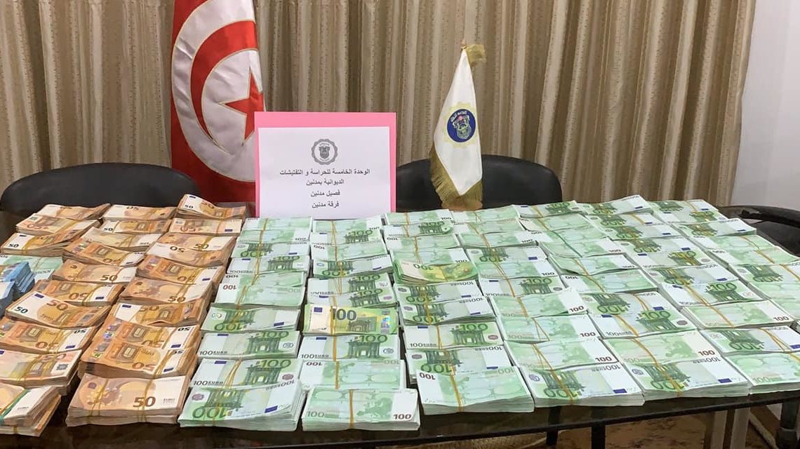 Medenine: Saisie de près d’un million d’euros