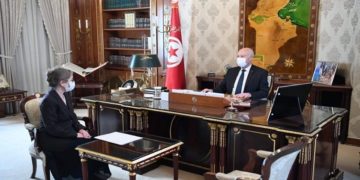 Kais Saied s&rsquo;entretient avec Najla Bouden