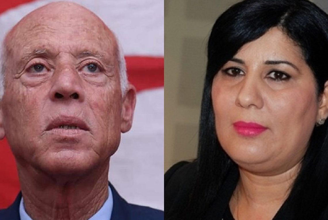 Abir Moussi décidée à porter plainte contre Kais Saied