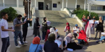 Sit-in de chômeurs diplômés à Kasserine