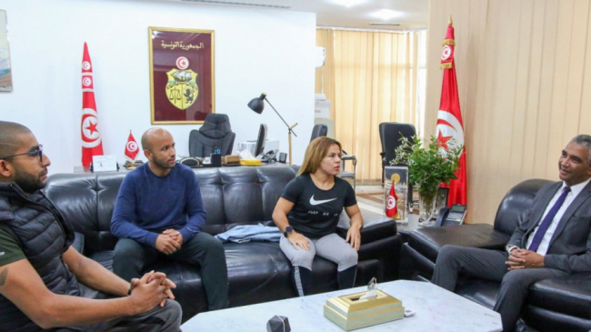 Raoua Tlili et Walid Ktila chez le ministre des sports pour réclamer leurs primes
