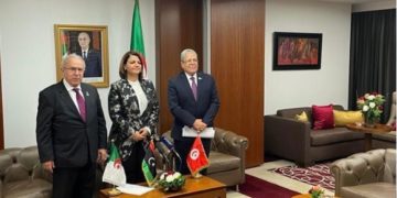 Alger: Othman Jerandi rencontre  ses homologues algérien et libyen