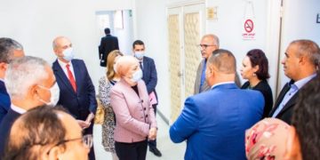 Leila Jeffal visite le pôle judiciaire économique et financier
