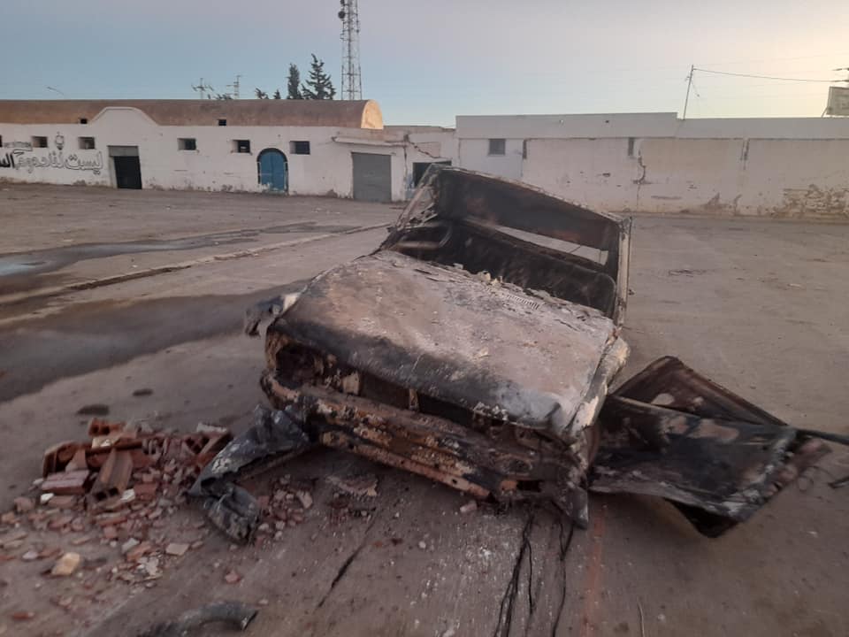 Agareb: des voitures incendiés dans le parking municipal