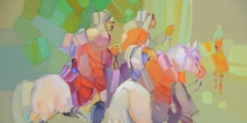 Exposition de l&rsquo;artiste-peintre Ahmed Souabni à la galerie Saladin.