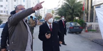 Rached Ghannouchi se rend au siège d&rsquo;Ennahdha