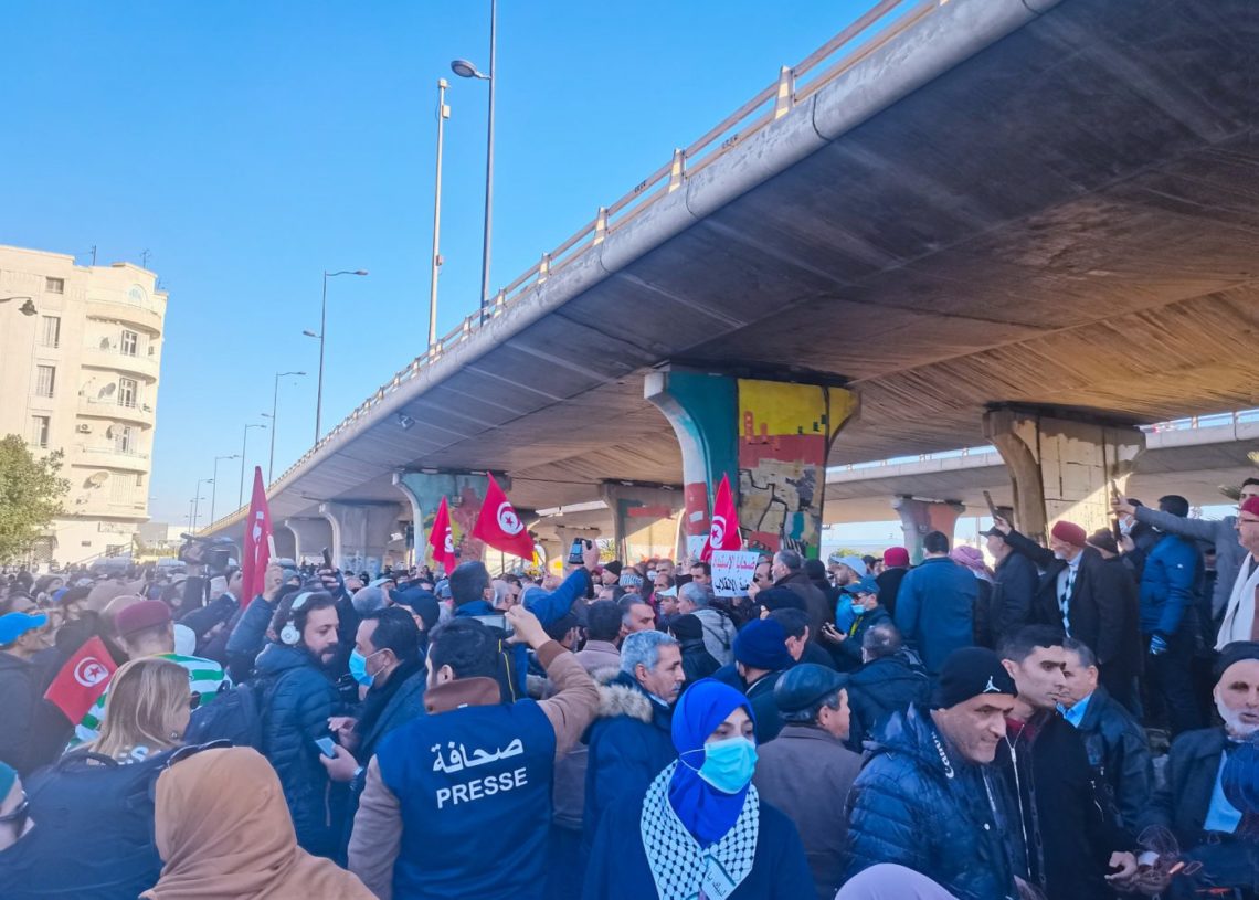 Nouvelle date de la Révolution: pour et contre Kais Saied s’affrontent à Tunis