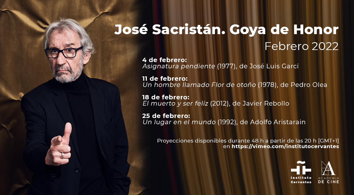 Decouvrez le cinéma de Jose Sacristan grâce à l’institut Cervantès