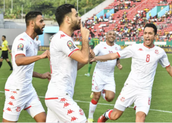 CAN: La Tunisie s&rsquo;est baladée face à la Mauritanie (4-0).