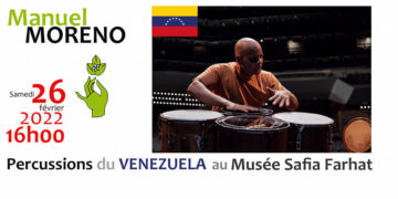 Manuel Moreno se produira ce samedi au Musée Safia Farhat.