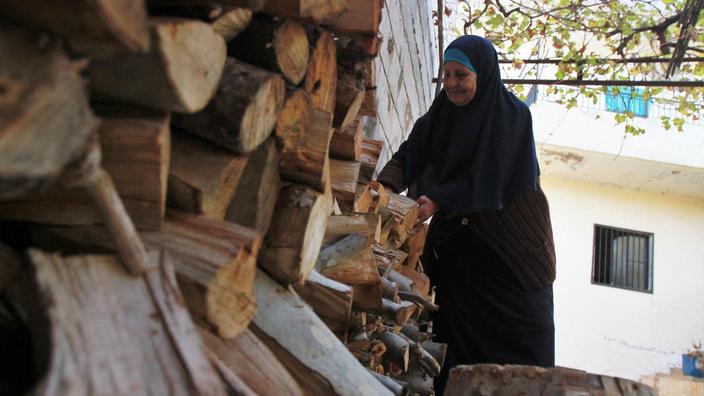 Pour se chauffer les libanais brûlent leurs forêts