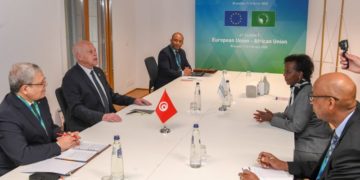 OIF: Kais Saied rencontre Louise Mushikiwabo à Bruxelles
