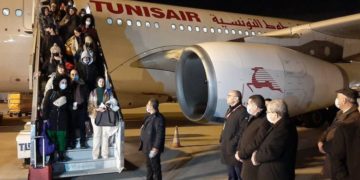 Ukraine: Arrivée de ressortissants tunisiens en provenance de Roumanie