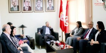 Rencontre entre Abir Moussi et Noureddine Taboubi