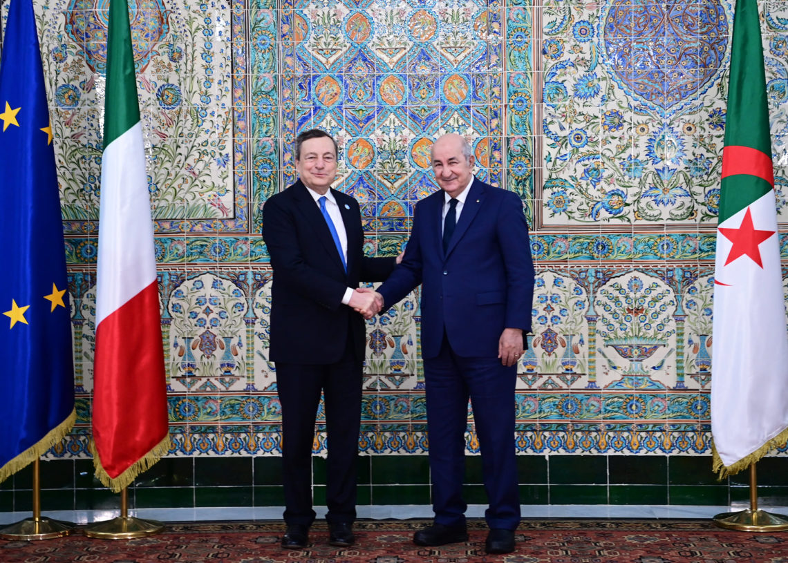 Gaz: Mario Draghi rencontre Abelmajid Tebboune
