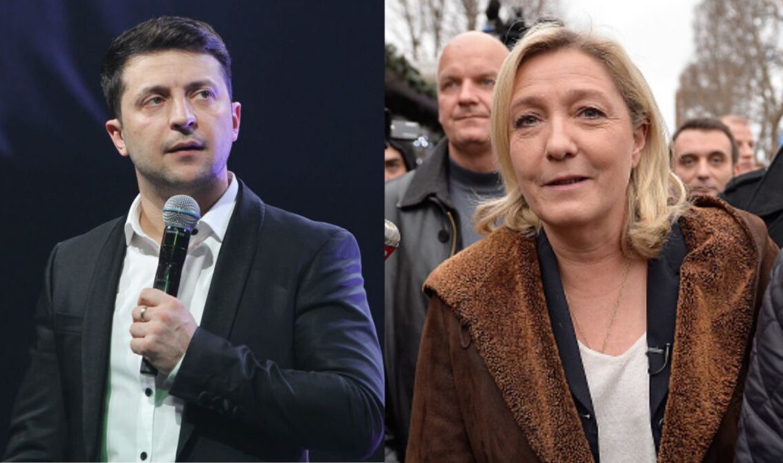 Zelensky appelle Marine Le Pen à admettre qu’ « elle s’est trompée «