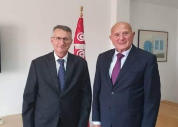 Ahmed Nejib Chebbi reçoit Peter Prügel, ambassadeur d&rsquo;Allemagne