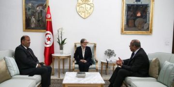 Nejla Bouden reçoit Khaled Hanafi,