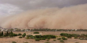 La Garde nationale alerte sur  une tempête de sable au niveau de l’autoroute A1 ( Médenine et Tataouine)