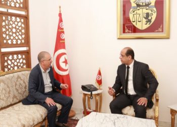 Malek Zahi reçoit le Noureddine Taboubi