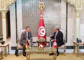 Othman Jerandi reçoit Peter Prügel, ambassadeur d&rsquo;Allemagne