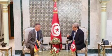 Othman Jerandi reçoit Peter Prügel, ambassadeur d&rsquo;Allemagne