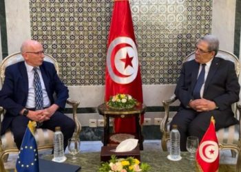 Othman Jerandi reçoit l&rsquo;ambassadeur de l’Union européenne à Tunis, Marcus Cornaro