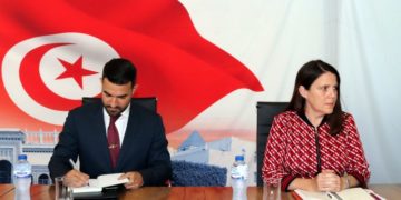 Le Président de l&rsquo;ISIE reçoit  Natacha Franceschi, chargée d&rsquo;affaire à l&rsquo;ambassade américaine