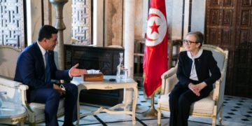 Najla Bouden reçoit Yassine Hamadi, ministre du tourisme algérien