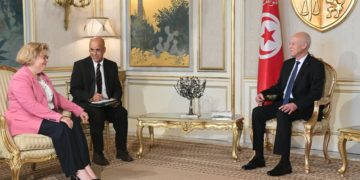 Kais Saied reçoit  la secrétaire d’Etat adjointe US aux affaires du Proche-Orient, Barbara A. Leaf