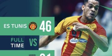 L&rsquo;Espérance se promène devant Ministros (46-21).