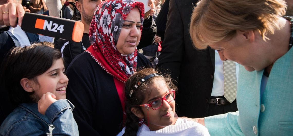 Angela Merkel reçoit le prix Nansen pour les réfugiés
