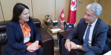 Coopération économique:  Samir Saied reçoit la chargée d’affaires à l’ambassade des Etats-Unis, Natasha Franceschi