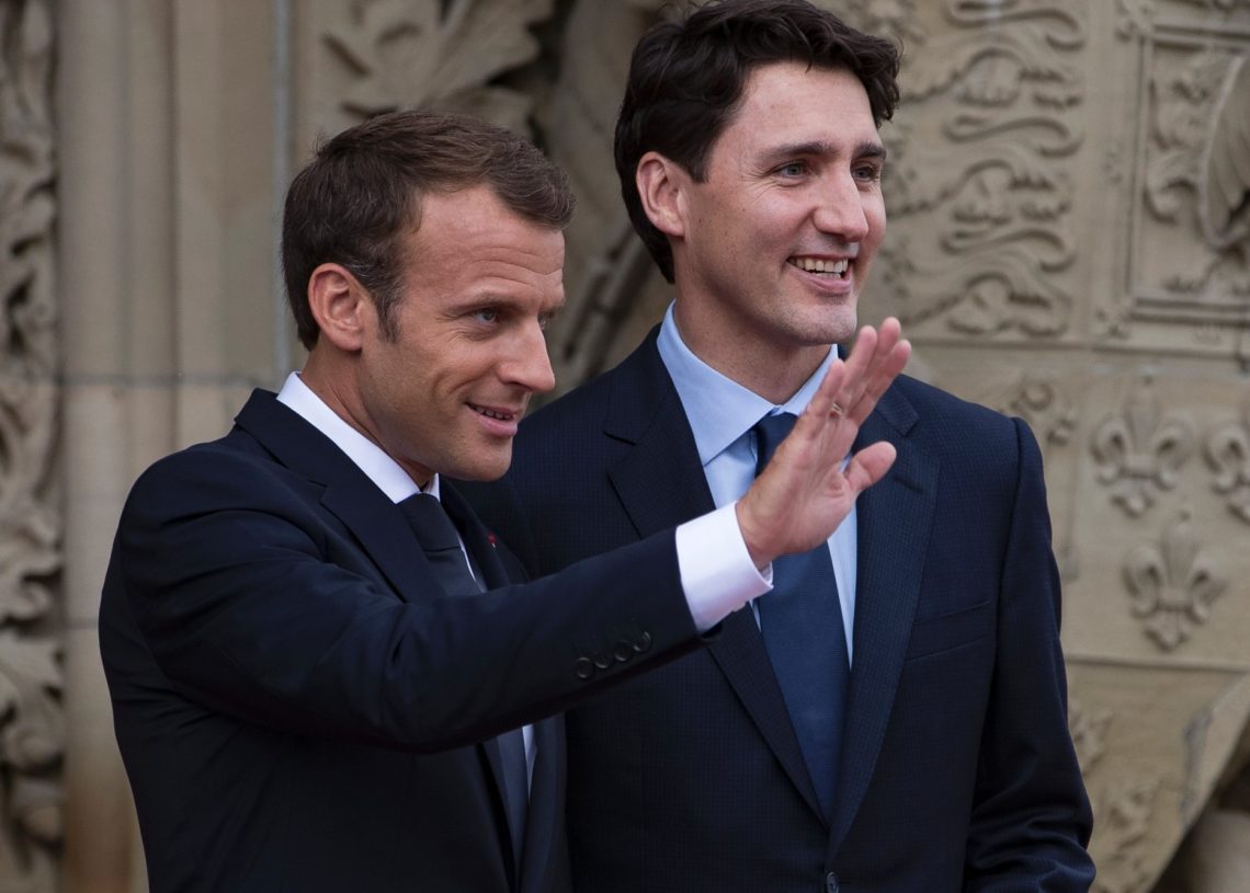 Emmanuel Macron et Justin Trudeau en Tunisie pour le Sommet de la Francophonie