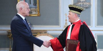 Kais Saied reçoit Moncef Kchaou,  président du Conseil supérieur provisoire de la Magistrature