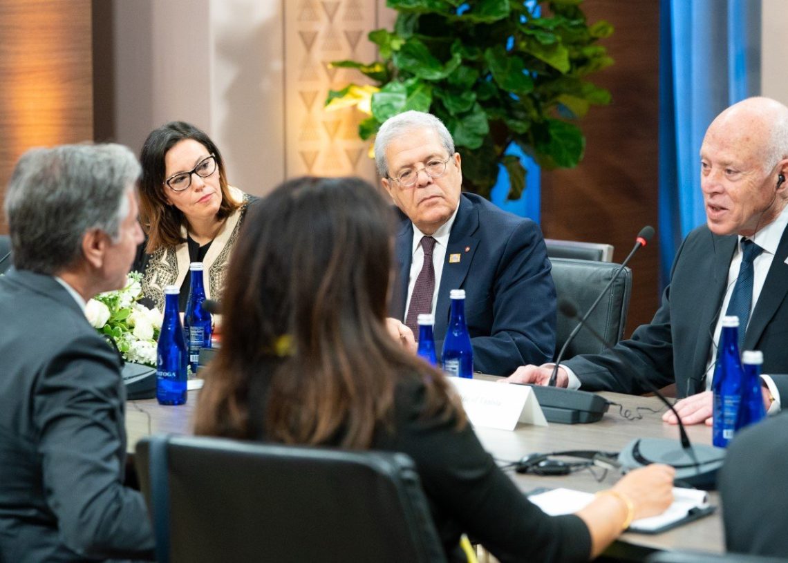 Blinken commente dans un tweet sa rencontre avec le Président Saied
