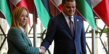 La Première ministre italienne, Giorgia Meloni,  en visite à Tripoli pour évoquer les dossiers de l&rsquo;énergie et de l&rsquo;immigration